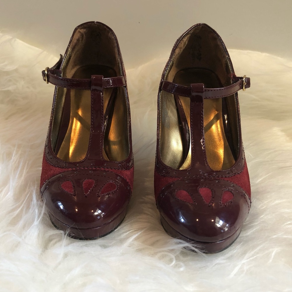 Maroon heels